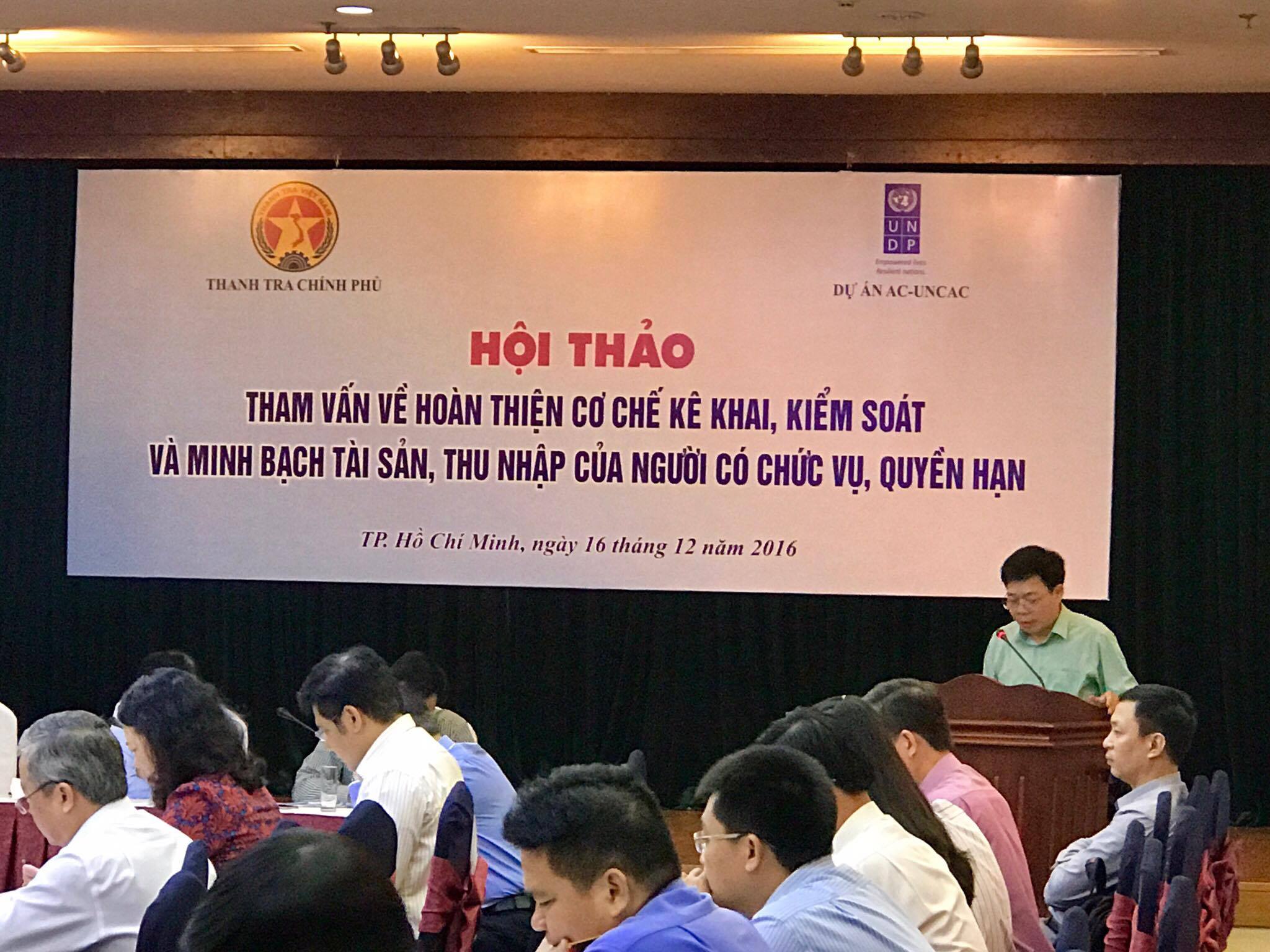 Kiểm soát tài sản, thu nhập: Đừng làm cho có. (12/5/2017)